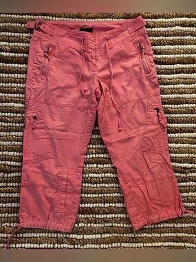 The Limited Pink Utility Capris